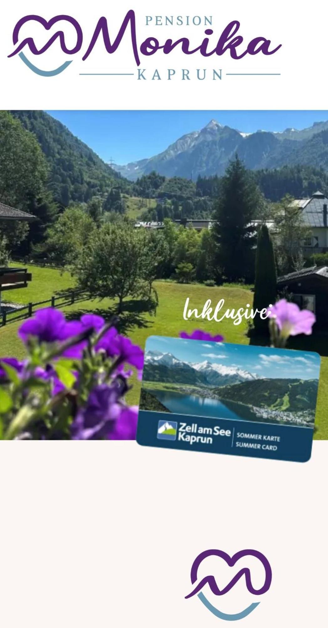Pension Monika, Your B&B Including Summercard Kaprun Dış mekan fotoğraf