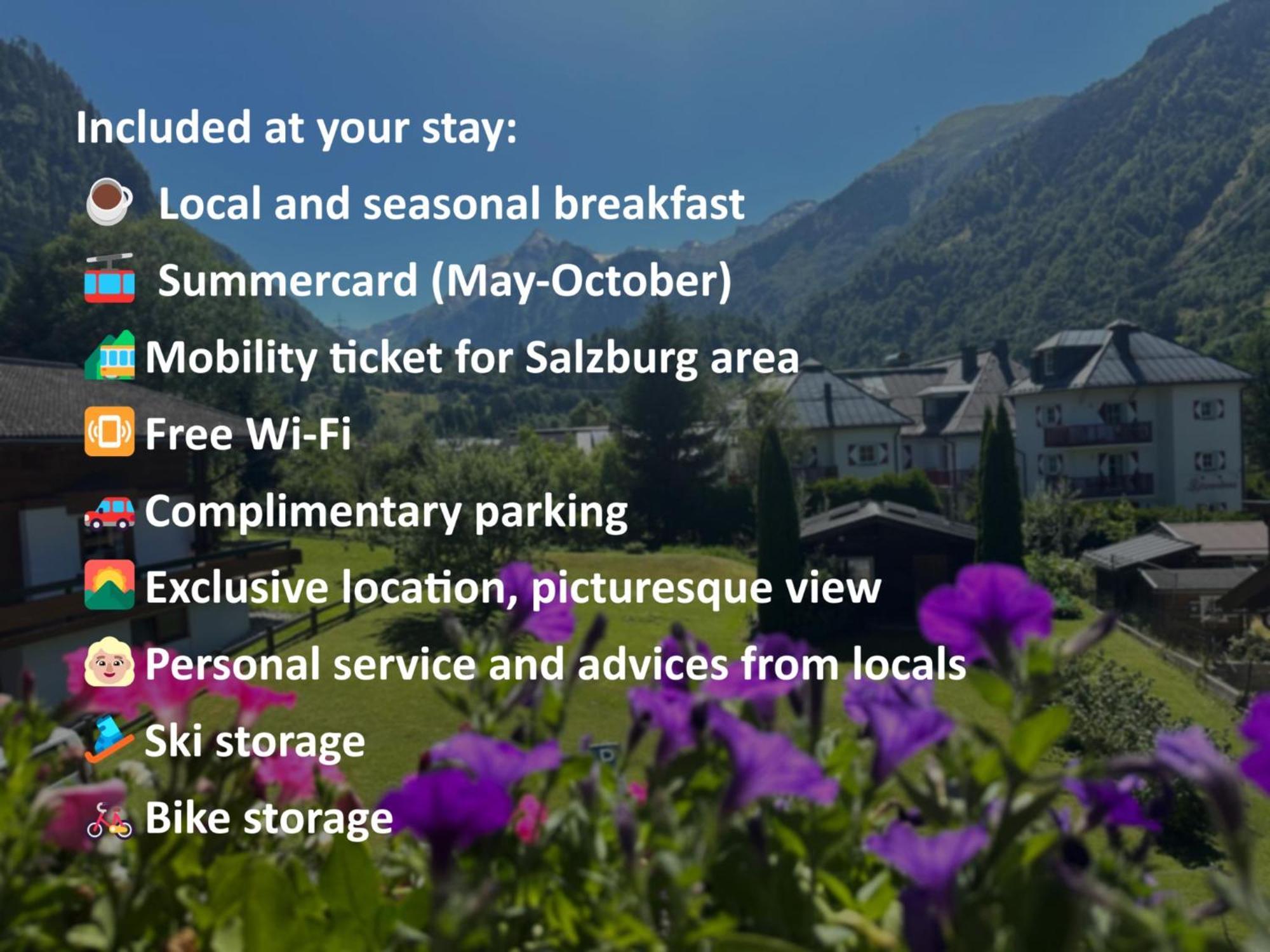 Pension Monika, Your B&B Including Summercard Kaprun Dış mekan fotoğraf
